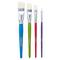 Crayola® Synthetic 4 Piece Flat Brush Set